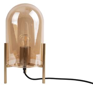 Skleněná stolní lampa ve zlaté barvě Leitmotiv Glass Bell