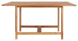 Zahradní stůl 150 x 150 x 76 cm masivní teakové dřevo
