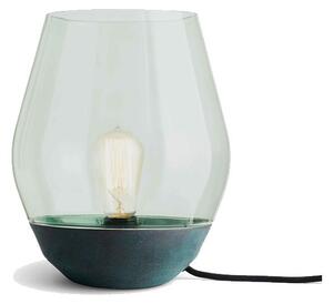 New Works - Bowl Table Verdigrised Copper/Light Green Glasss - Lampemesteren