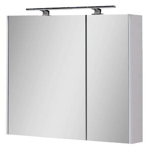 Kingsbath Eliba 80 zrcadlová skříňka do koupelny s LED osvětlením