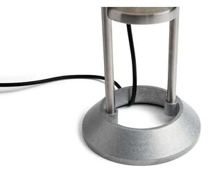 HAY - Mousqueton Portable Stolní Lampa Brushed Stainless Steel - Lampemesteren