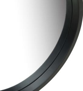 Nástěnné zrcadlo Mission s popruhem - 40 cm | černé