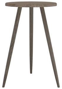 Bistro stolek šedý Ø 50 x 76 cm MDF a železo