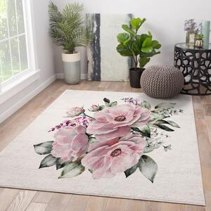 Růžovo-krémový pratelný koberec 80x140 cm New Carpets – Oyo home