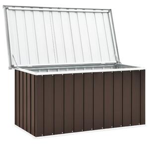 Zahradní úložný box hnědý 129 x 67 x 65 cm