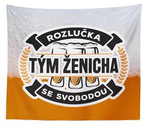 Sablio Deka Rozlučka se svobodou tým ženicha: 150x120 cm
