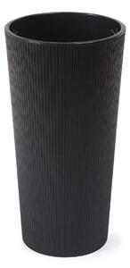 PLASTOVÝ KVĚTINÁČ URBANIKA ECO 46X25 CM ČERNÁ