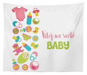 Sablio Deka Vítej na světě, baby: 150x120 cm