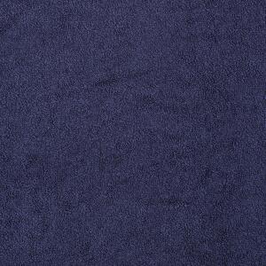 Froté prostěradlo tmavě modrá, 90 x 200 cm