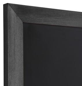 Dřevěná tabule 56 x 100 cm, černá