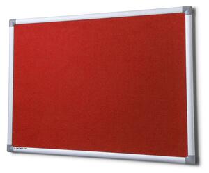 Textilní nástěnka SICO 180 x 90 cm, červená