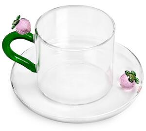 Ichendorf Milano designové šálky Fruits & Flowers Tea Cup Strawberry w/s