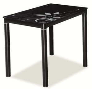 Jídelní stůl Damar 100 x 60 cm, černá