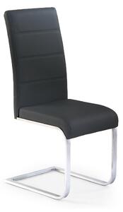 Jídelní židle Stacy, černá / stříbrná