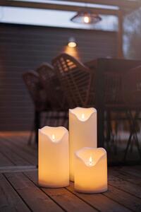 Venkovní osvětlení LED Pillar Candle Flamme 40 cm