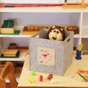 Látkový dětský organizér na hračky – Mioli Decor