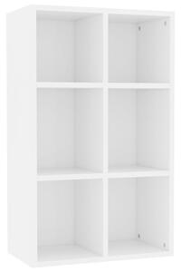 Knihovna/příborník Briens - bílá | 66x30x97,8 cm