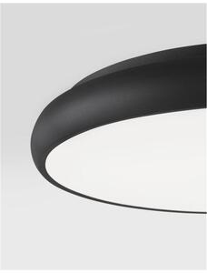Nova Luce Stropní LED svítidlo GAP, 50W 3000K Barva: Černá