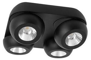 Nova Luce Bodové svítidlo GON, LED 4x5W 3000K Barva: Černá
