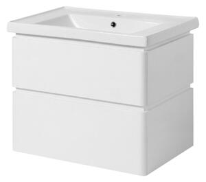 Kingsbath Lion II 70 White koupelnová skříňka s umyvadlem
