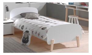 Bílá dětská postel Vipack Kiddy, 90 x 200 cm