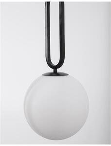 Nova Luce Závěsné svítidlo GRUS, ø 20cm, E27 1x12W Barva: Černá