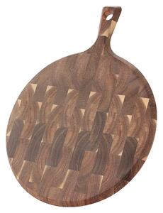 XinZuo Prkénko z akácie 9 – kulaté s uchem 42,5x32 cm