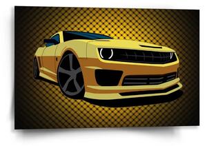 Sablio Obraz Chevrolet Camaro Žlutá mřížka - 60x40 cm
