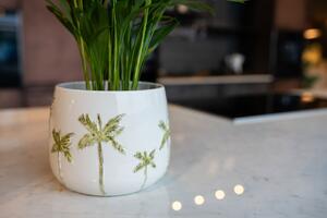 Ter Steege Obal Palm white D21 H17