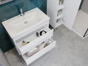 Kingsbath Luton II. 80 White koupelnová skříňka s umyvadlem
