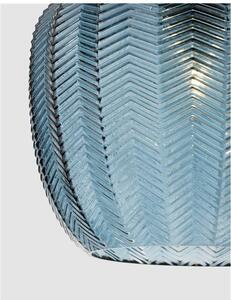 Nova Luce Závěsné svítidlo LONI, 24cm, E27 1x12W Barva: Modré sklo