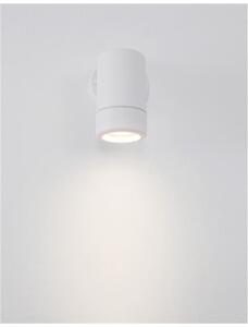 Nova Luce Venkovní nástěnné svítidlo LIMBIO, GU10 1x7W IP44 světlo dolů Barva: Bílá