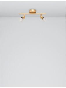 Nova Luce Bodové svítidlo LUP, GU10 2x5W Barva: Zlatá