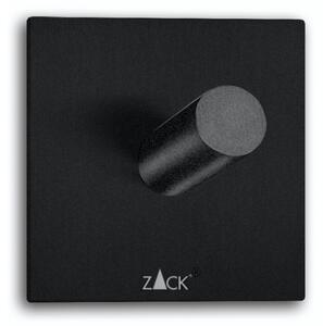Samolepící háček na ručník DUPLO 5x5 cm, černý - ZACK