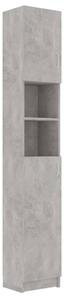 Koupelnová skříňka Wendover - 32 x 25,5 x 190 cm | betonově šedá