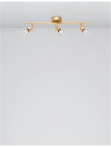 Nova Luce Bodové svítidlo LUP, GU10 3x5W Barva: Zlatá