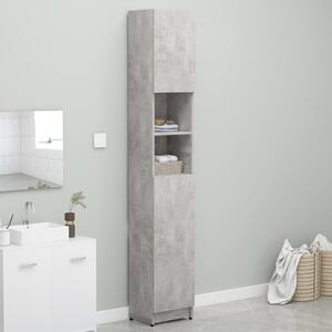 Koupelnová skříňka Wendover - 32 x 25,5 x 190 cm | betonově šedá