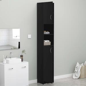 Koupelnová skříňka Wendover - 32 x 25,5 x 190 cm | černá