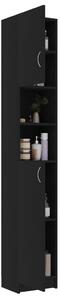 Koupelnová skříňka Wendover - 32 x 25,5 x 190 cm | černá