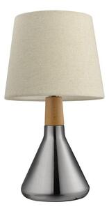 Nova Luce Stolní lampa MONTES, bílé stínidlo E14 1x5W Barva: Měď