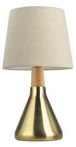 Nova Luce Stolní lampa MONTES, bílé stínidlo E14 1x5W Barva: Chrom