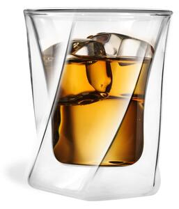 Dvoustěnná sklenice na whiskey Vialli Design, 300 ml