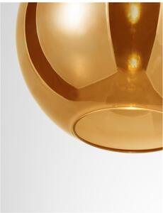 Nova Luce Závěsné svítidlo NAZIO, 25cm, E27 1x12W Barva: Zlatá