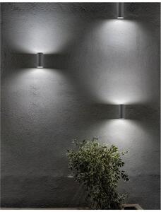 Nova Luce Venkovní nástěnné svítidlo NERO, GU10 2x7W IP54 Barva: Bílá