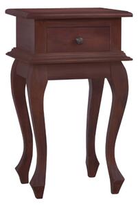 VidaXL Noční stolek klasicky hnědý 35 x 30 x 60 cm masivní mahagon
