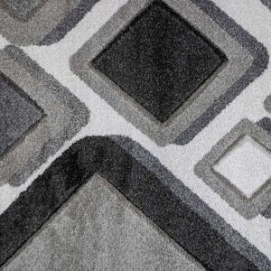 J-Line Kusový koberec Wilmer 5801B šedo-bílý BARVA: Šedá, ROZMĚR: 120x170 cm
