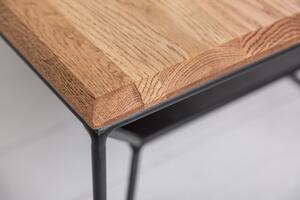 Přírodní dřevěný konferenční stolek Architecture 110 cm