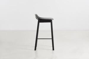 Barová židle "Mono", 65 cm, 2 varianty - Woud Varianta: dub, světlý lak