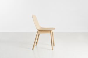 Jídelní židle "Mono", 2 varianty - Woud Varianta: dub, bílá barva