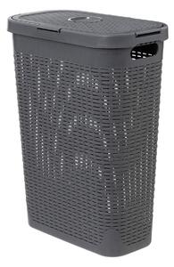 Vysoký koš na prádlo, 40 l, antracitový